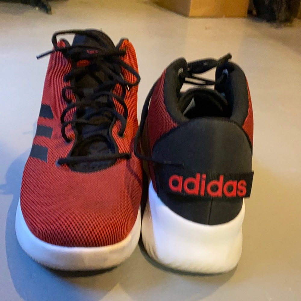 Red men’s adidas sneakers